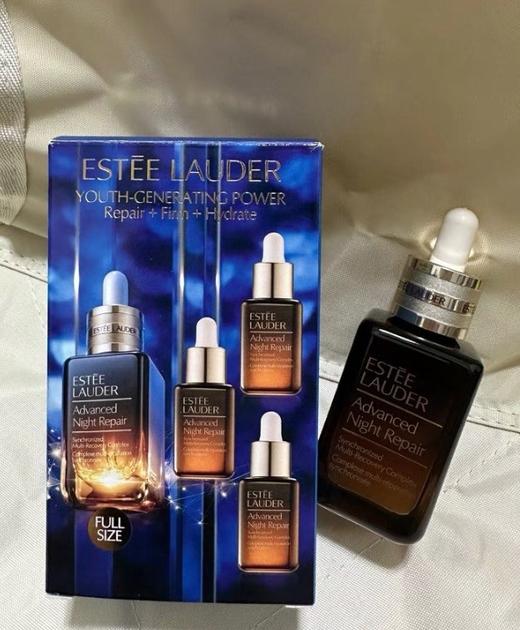 雅诗兰黛特润修护肌活精华露欢享套组  精华50ml*1瓶+15ml*3瓶 商品图0