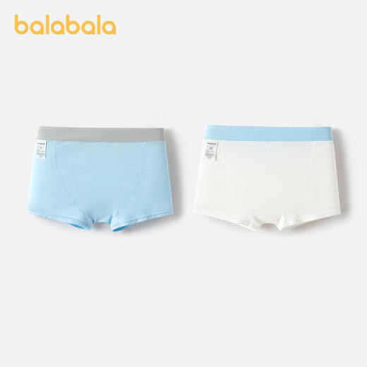 巴拉巴拉男童内裤平角莫代尔儿童四角短裤小童宝宝亲肤抗菌两条装 商品图2