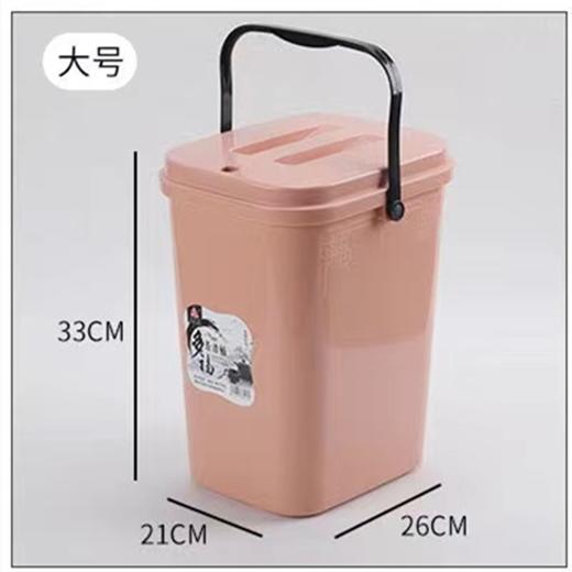 方形茶渣桶 1个 不占空间茶盘排水桶茶台下水垃圾桶功夫茶具配件开盖隔渣茶水桶 商品图3