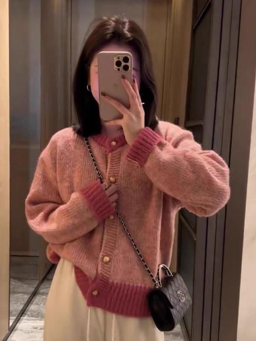 春天花纱粉嫩开衫 商品图5