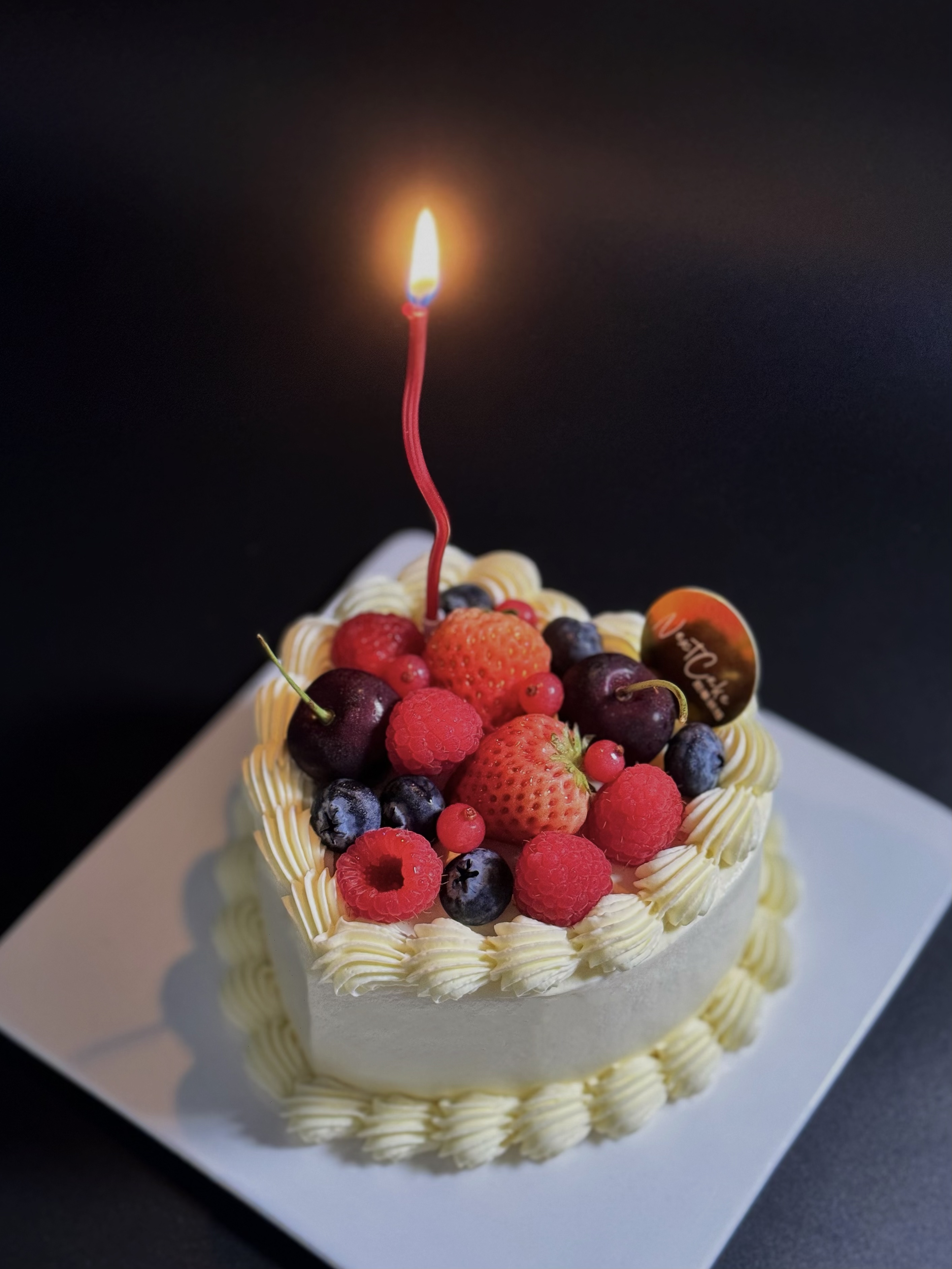 心形红丝绒蛋糕