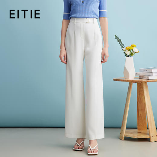 EITIE爱特爱春季新款显瘦直筒裤子7305002 商品图1