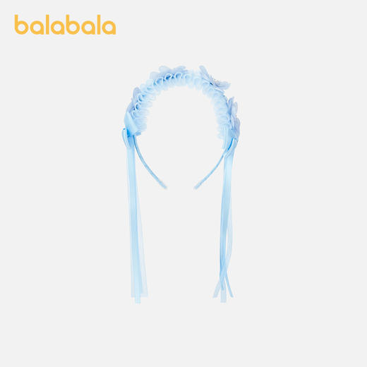 巴拉巴拉儿童头饰女童发饰可爱不伤发头花小女孩花环流苏甜美发箍 商品图0