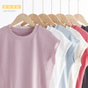 2024夏季圆领修身显瘦短袖T恤女 纯色简约小众连袖舒适上衣【夏日服饰专场】 商品缩略图3