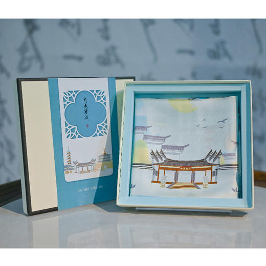 羽诗制造出品 大美宁波丝巾文创礼盒 商品图0