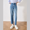 OLrain欧芮儿蓝色牛仔裤女春季2024年新款通勤宽松休闲百搭九分裤 商品缩略图0