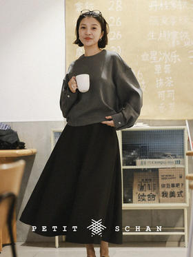 PETIT SCHAN小闪 CLO#185 Baroque elf  巴洛克精灵 空气感针织袖扣装饰卫衣