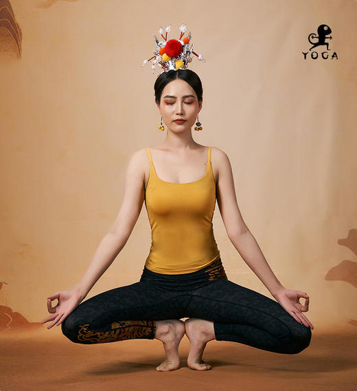 壁虎瑜伽【2402SY278】U领吊带美背背心（一体式胸垫）【5天发货】 商品图5