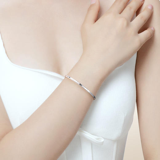 【星月相伴足银手镯】Fanci范琦999足银可调节抽拉手饰礼物送妈妈 下单赠精美礼盒+顺丰速运+运费险 商品图3