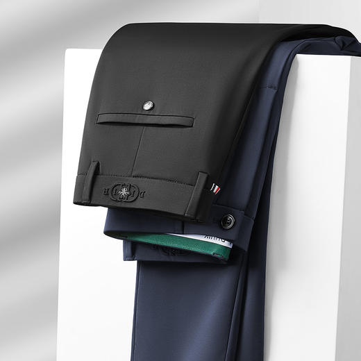 【夏季薄款】【新款DDY】大依优型大码商务休闲裤弹力西裤加肥加大号肥佬宽松大号休闲长裤男装胖子男士绅士 商品图1