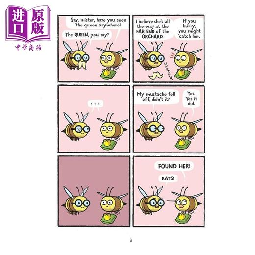 【中商原版】桥梁漫画 豌豆 蜂后和杰伊2王冠危机Pea Bee & Jay #2 Wannabees英文原版进口 儿童图画图像小说 漫画故事 6-10岁 商品图3