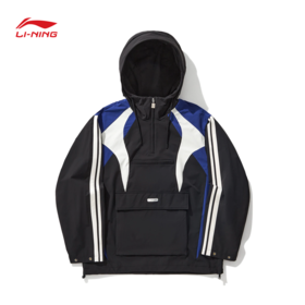 【XL断码】中国李宁男女同款防泼水宽松运动风衣AFDU273
