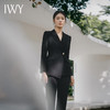 IWY/黑色高端西装套装女秋季职业装气质女神范主持人正装裤C14115+P34115 商品缩略图2