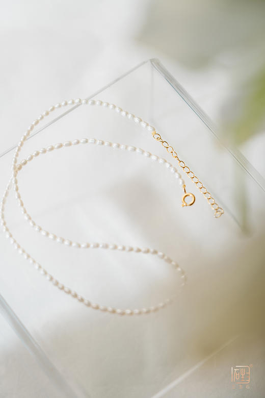 天然海蓝宝巴洛克米珠星座香氛款项链 商品图10