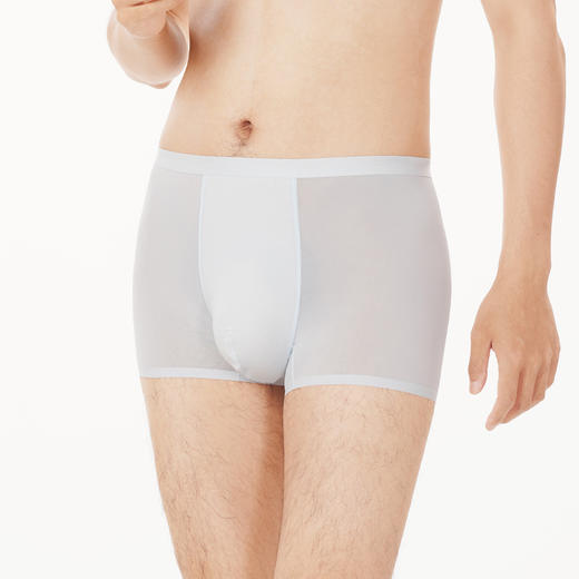 都市丽人都市锋尚简约基础男士平角裤男轻薄冰丝男士内裤无锦纶平角FK4HA5 商品图4