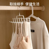 FaSoLa多功能浸塑挂钩衣架阳台衣柜干湿两用浸塑防滑无痕衣架衣挂 商品缩略图3