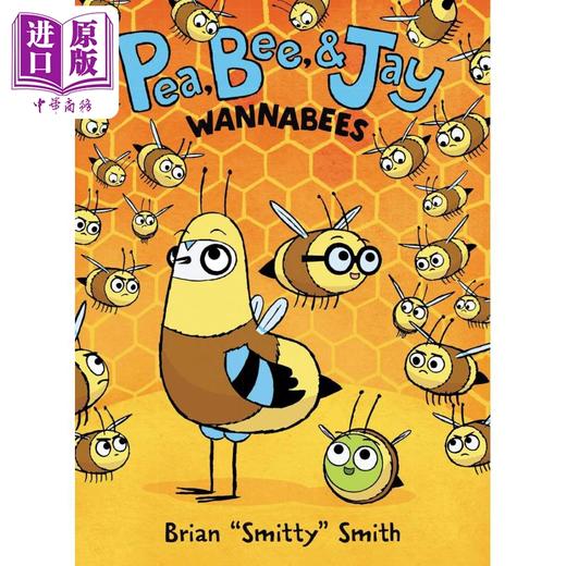 【中商原版】桥梁漫画 豌豆 蜂后和杰伊2王冠危机Pea Bee & Jay #2 Wannabees英文原版进口 儿童图画图像小说 漫画故事 6-10岁 商品图0