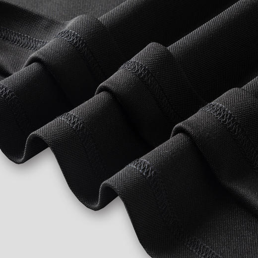 【桑蚕丝混纺】罗蒙春秋男士撞色拼接polo衫男长袖时尚翻领百搭长袖t恤男 商品图14