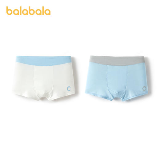 巴拉巴拉男童内裤平角莫代尔儿童四角短裤小童宝宝亲肤抗菌两条装 商品图4