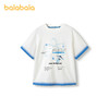 巴拉巴拉儿童短袖夏装打底衫男童t恤中大童运动印花渐变上衣凉感 商品缩略图4