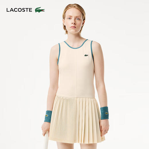 Lacoste法国鳄鱼女士新款舒适透气网球服运动连衣裙EF7451-98 商品图0
