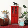 新中式仿古典家具实木红色漆衣柜衣橱现代喜字储物卧室柜太阳柜 商品缩略图5