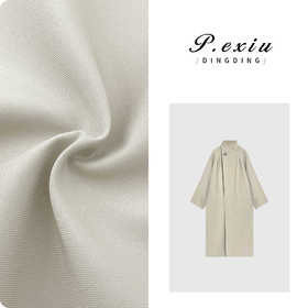 04-4潘依绣丁丁宠粉【北欧时刻】高级气质立领长款风衣外套 W-61803