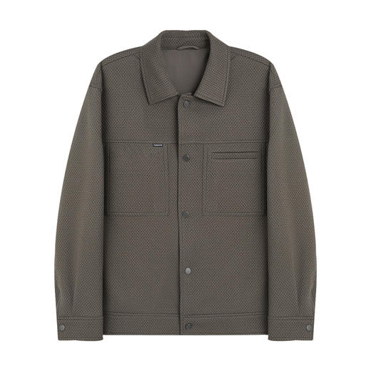 【断码专享】HX 春季翻领茄克衫外套Y105330048101/02 商品图3