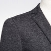 罗蒙秋冬男装小西装外套男士商务休闲磨毛单西服爸爸装西服外套 商品缩略图5