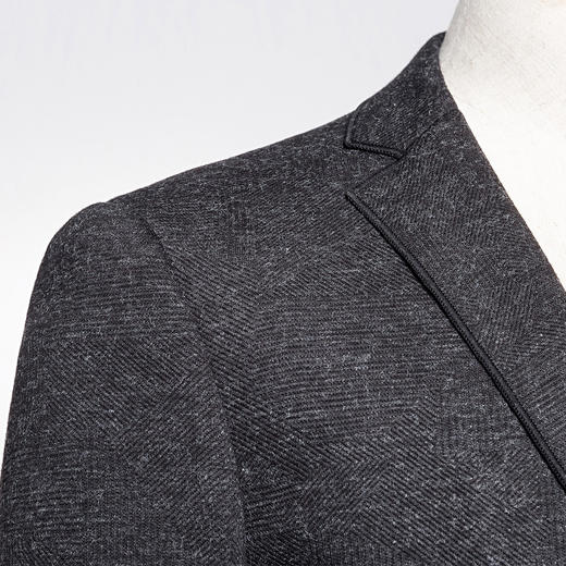 罗蒙秋冬男装小西装外套男士商务休闲磨毛单西服爸爸装西服外套 商品图5