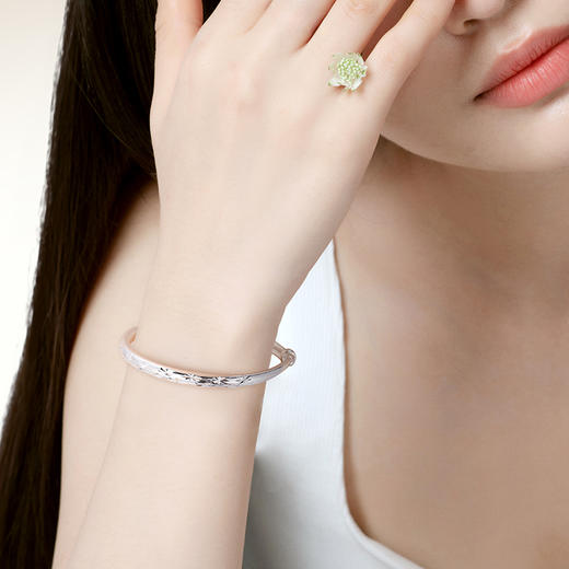 【繁星足银手镯】Fanci范琦【999足银】可调节抽拉手饰礼物送妈妈 下单赠精美礼盒+顺丰速运+运费险 商品图4