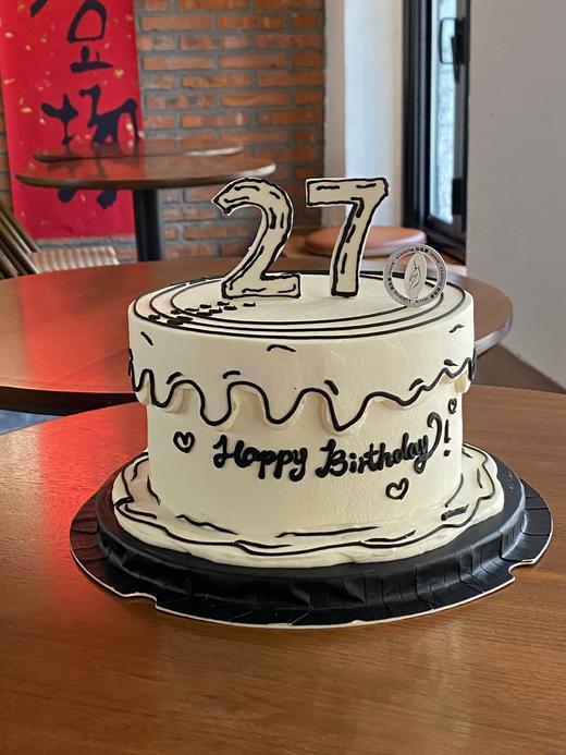 漫画二次元风数字蛋糕 商品图0