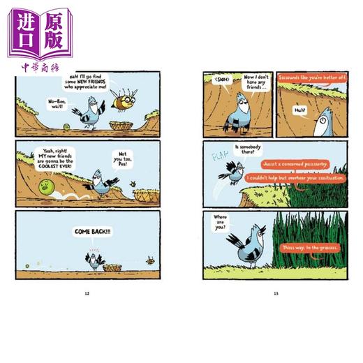 【中商原版】桥梁漫画 豌豆 蜂后和杰伊4农场事件 Pea Bee & Jay #4 Farm Feud英文原版进口 儿童图画图像小说 漫画故事 6-9岁 商品图4
