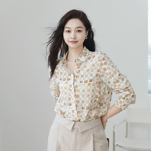 火桐hooton 插画师联名款鹅卵石真丝 商品图5