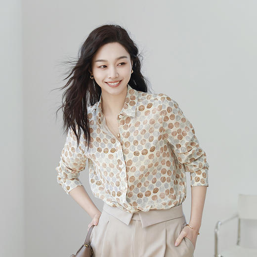 火桐hooton 插画师联名款鹅卵石真丝 商品图1