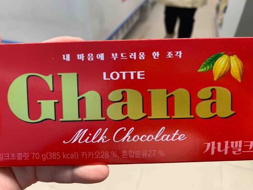 乐天 加纳牛奶巧克力가나밀크초코렛 商品图0