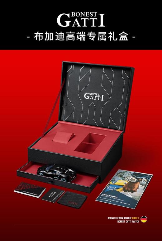 BONEST GATTI/布加迪手表BG9920德国限量版男款全自动机械手表JCZ 商品图6