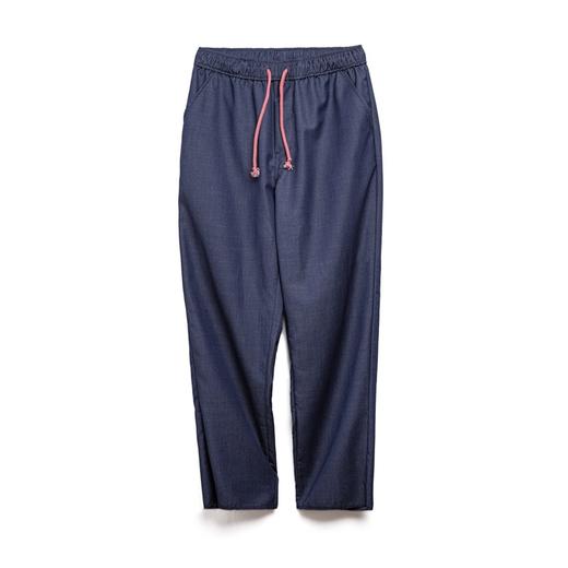 马登工装美式复古仿天丝牛仔裤皮特套装宽松垂感休闲直筒裤男春季 商品图5