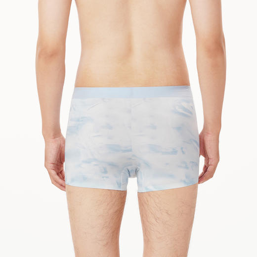 都市丽人都市锋尚潮流时尚男士平角裤男凉感冰丝男士内裤无锦纶平角FK4HA3 商品图3