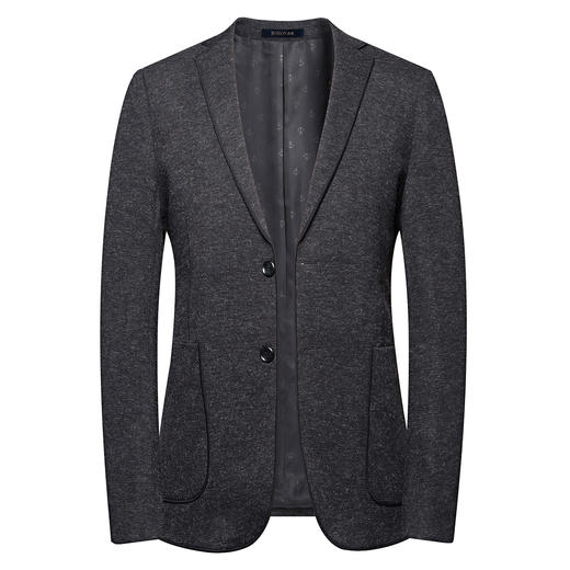 罗蒙秋冬男装小西装外套男士商务休闲磨毛单西服爸爸装西服外套 商品图1