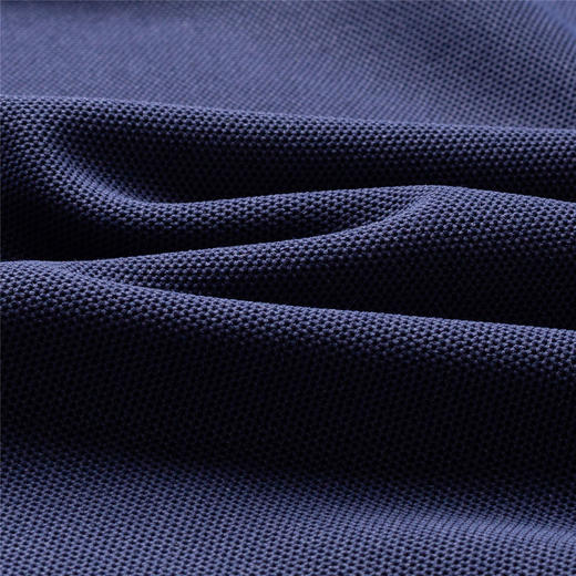 【高周波胸标】罗蒙春秋男士仿丝光polo衫男长袖t恤男商务男士polo衫 商品图9