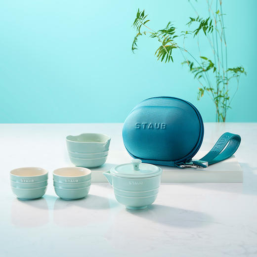 1027067 珐宝旅行茶具套装天青色 商品图5