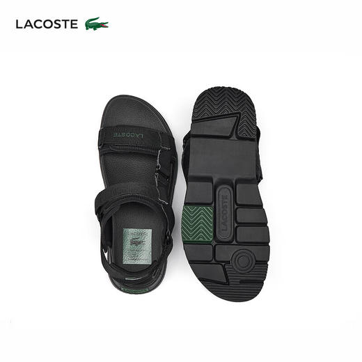 Lacoste法国鳄鱼男鞋 新款运动休闲鞋魔术贴凉鞋沙滩鞋47CMA0010 商品图3
