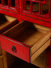 新中式仿古典家具实木红色漆衣柜衣橱现代喜字储物卧室柜太阳柜 商品缩略图3