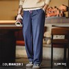 马登工装美式复古仿天丝牛仔裤皮特套装宽松垂感休闲直筒裤男春季 商品缩略图3