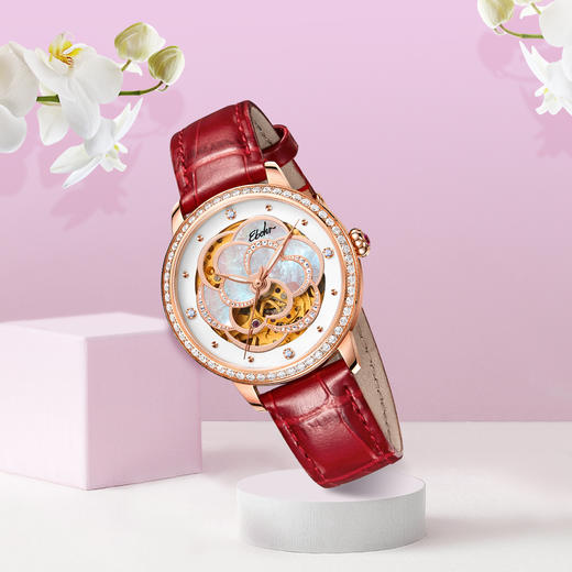 依波表EBOHR 卡纳系列典雅时尚机械手表女士腕表5674 商品图11