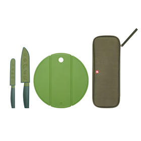 1029076 双立人NOWS便携刀包套装4件套青柠绿
