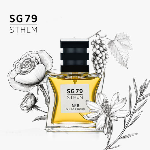瑞典进口 SG79 EdP淡香精 艺术香水 N°6斯德哥尔摩的湖畔：梅拉伦和蓝厅 商品图2