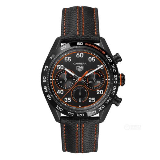 泰格豪雅TAG Heuer 卡莱拉系列保时捷Orange Racing计时码表 CBN2A1M.FC6526 商品图0