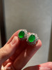 4010103、老坑高冰艳绿蛋面耳钉。具体价格微信咨询 商品缩略图0